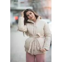 Куртка Зимняя Lipinskaya Brand «Join Life» В Бежевом Цвете 421 S/M